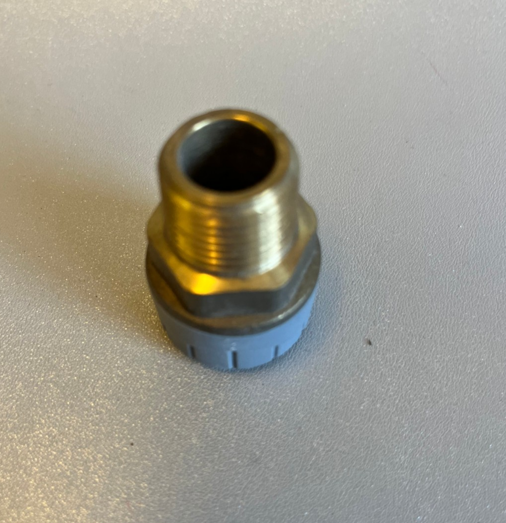Polyplumb 15mm x 1/2"" Male BSP Adaptor - PB4315