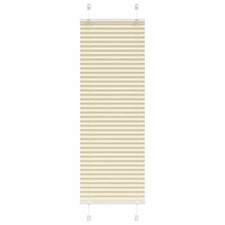 Plissee Creme 40x150 cm Stoffbreite 39,4 cm Polyester