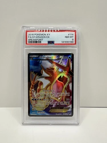 Gyarados EX (Full Art) 114/122 Breakpoint Holo (PSA 8)