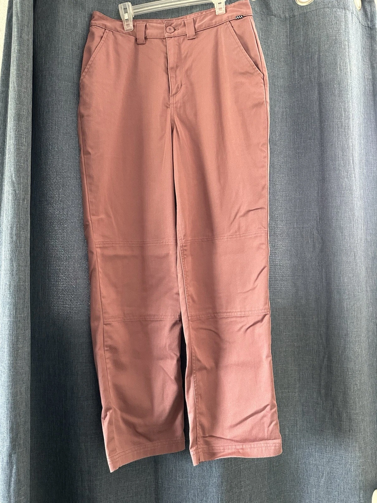 Pantaloni chino Vans vita media tasca frontale piatta vita media rosa DONNA TAGLIA 27