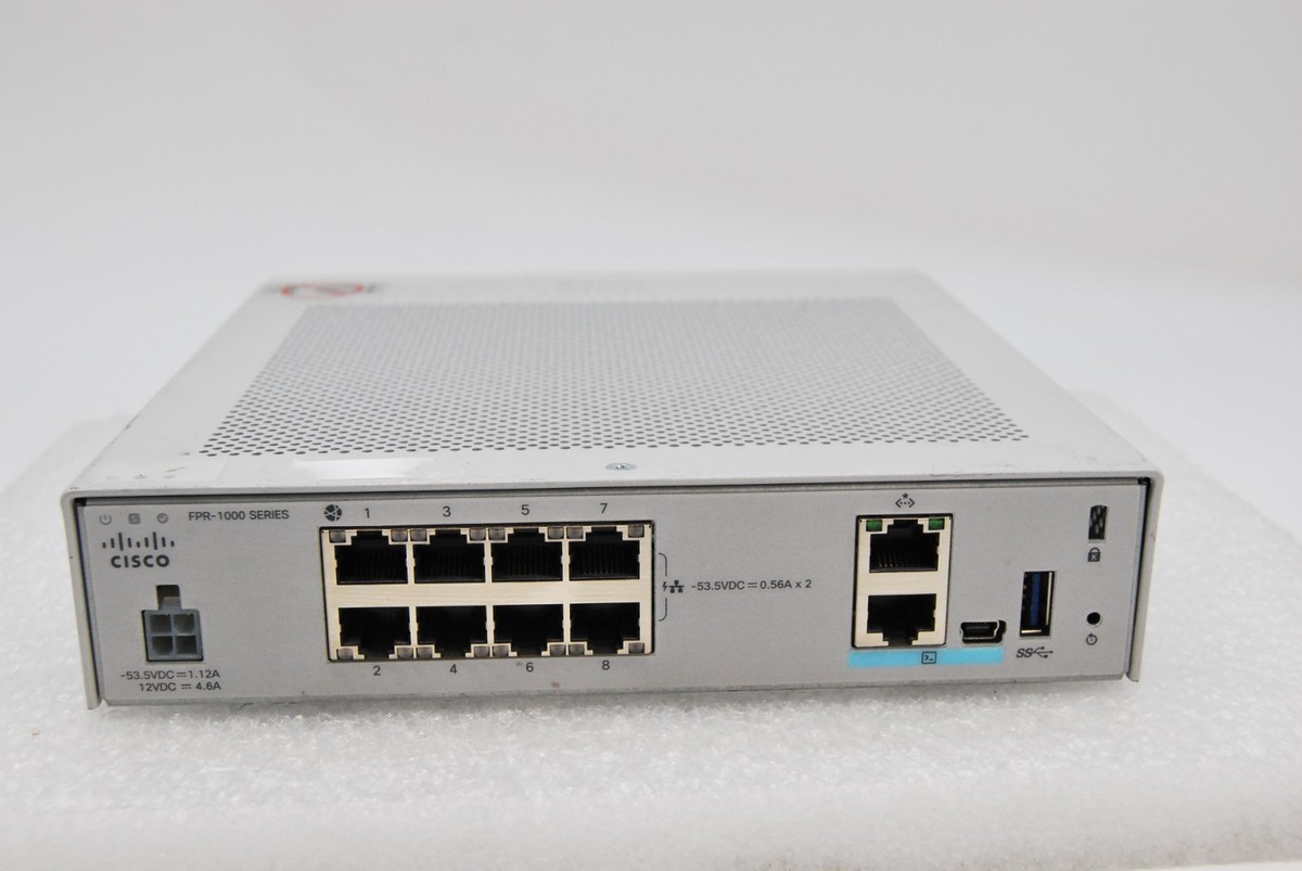 Cisco Firepower 1000 Series FPR-1010 Network Security Firewall T8