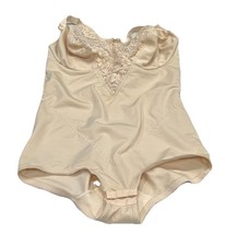 Union Made in USA VINTAGE GIRDLE NUDE ALL IN ONE BODYSUIT SHAPER SUBTRACT 36D