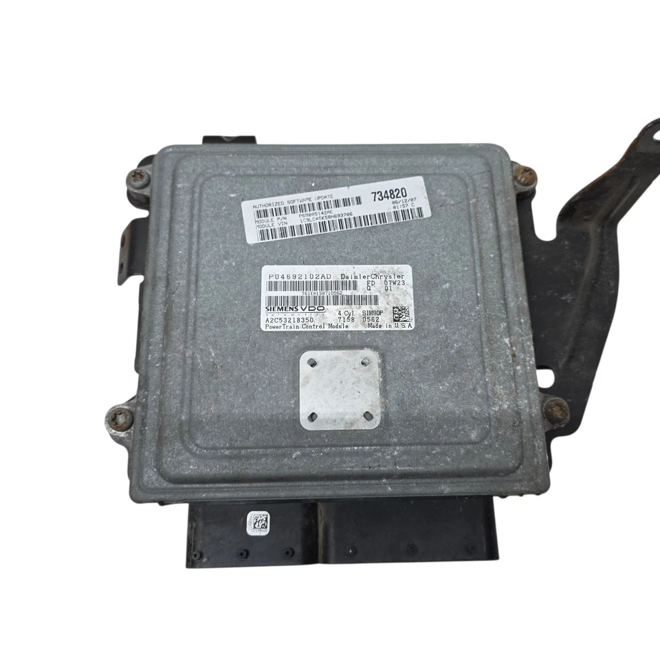 Dodge Avenger Chrysler Sebring 2007-10 módulo de control del motor 2,4 ECU P04692102AD Foto 4 de 4
