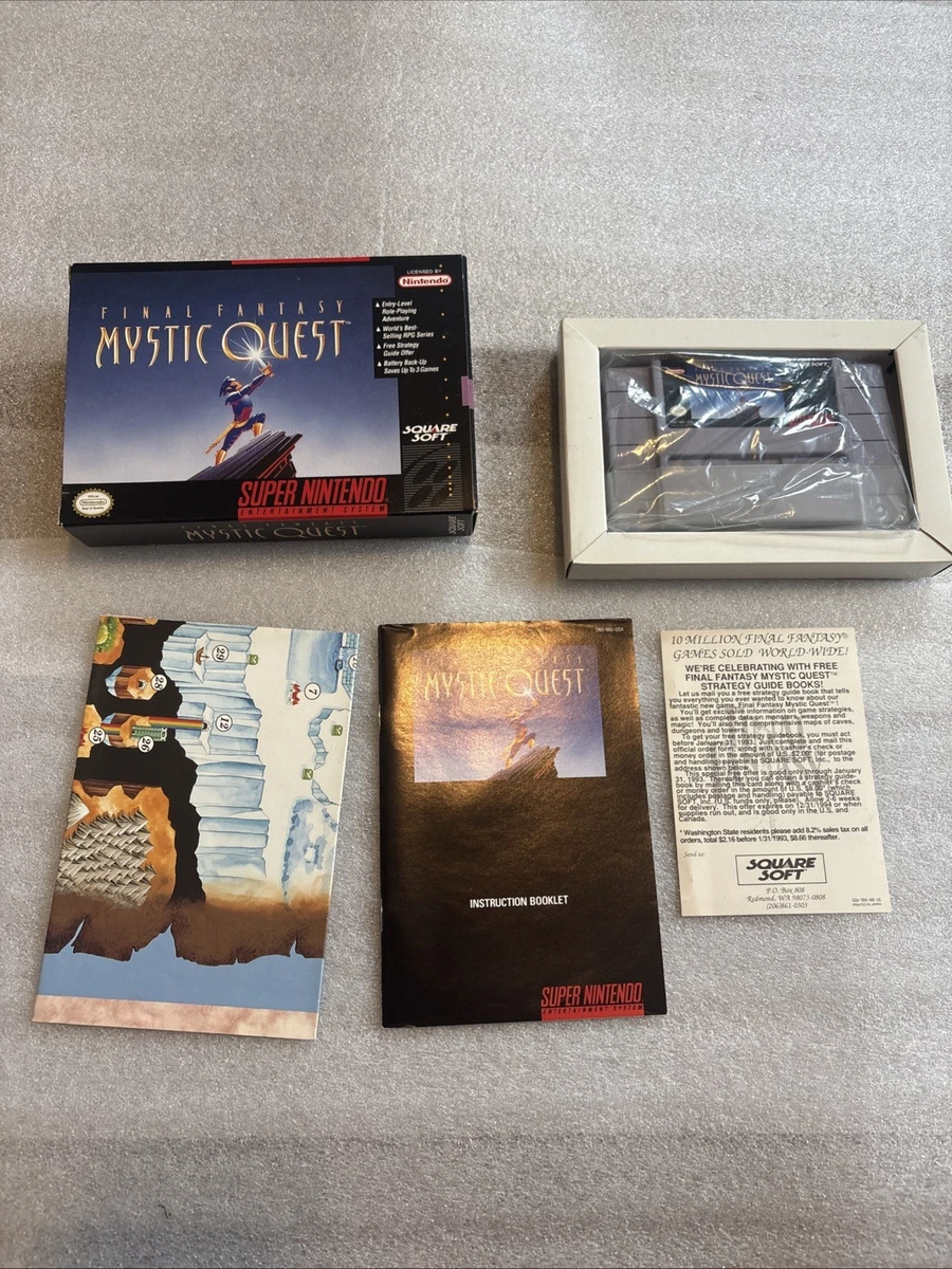 Nintendo SNES Final Fantasy: Mystic Quest Video Games for sale | eBay