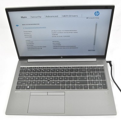 HP Z Book Firefly 15 G7 i5-10210U 1.6GHz 16GB 256GB SSD 15.6'' No OS *See Detail*