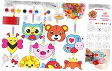 27 Sets Spring Animal Suncatchers Painting Craft Kits - DIY Heart Animal Art