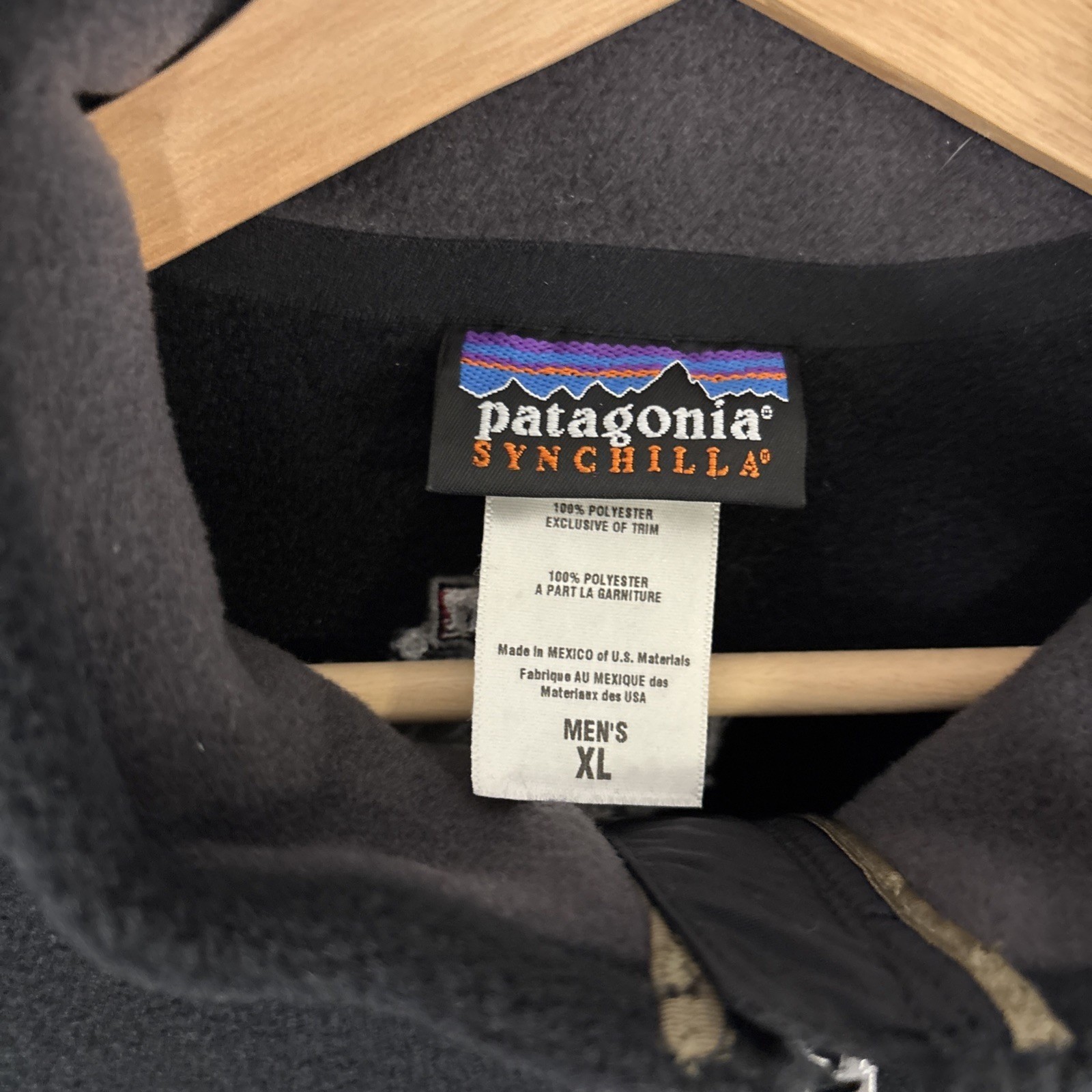 Mens Patagonia Synchilla Marsupial Lipton PureLeaf XL Half Zip Pullover NWOT thumbnail 3