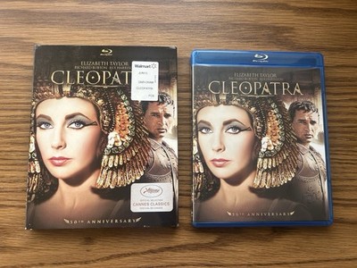 Cleopatra (Blu-ray 1963) With Slipcover 50th Anniversary Elizabeth Taylor 2 Disc