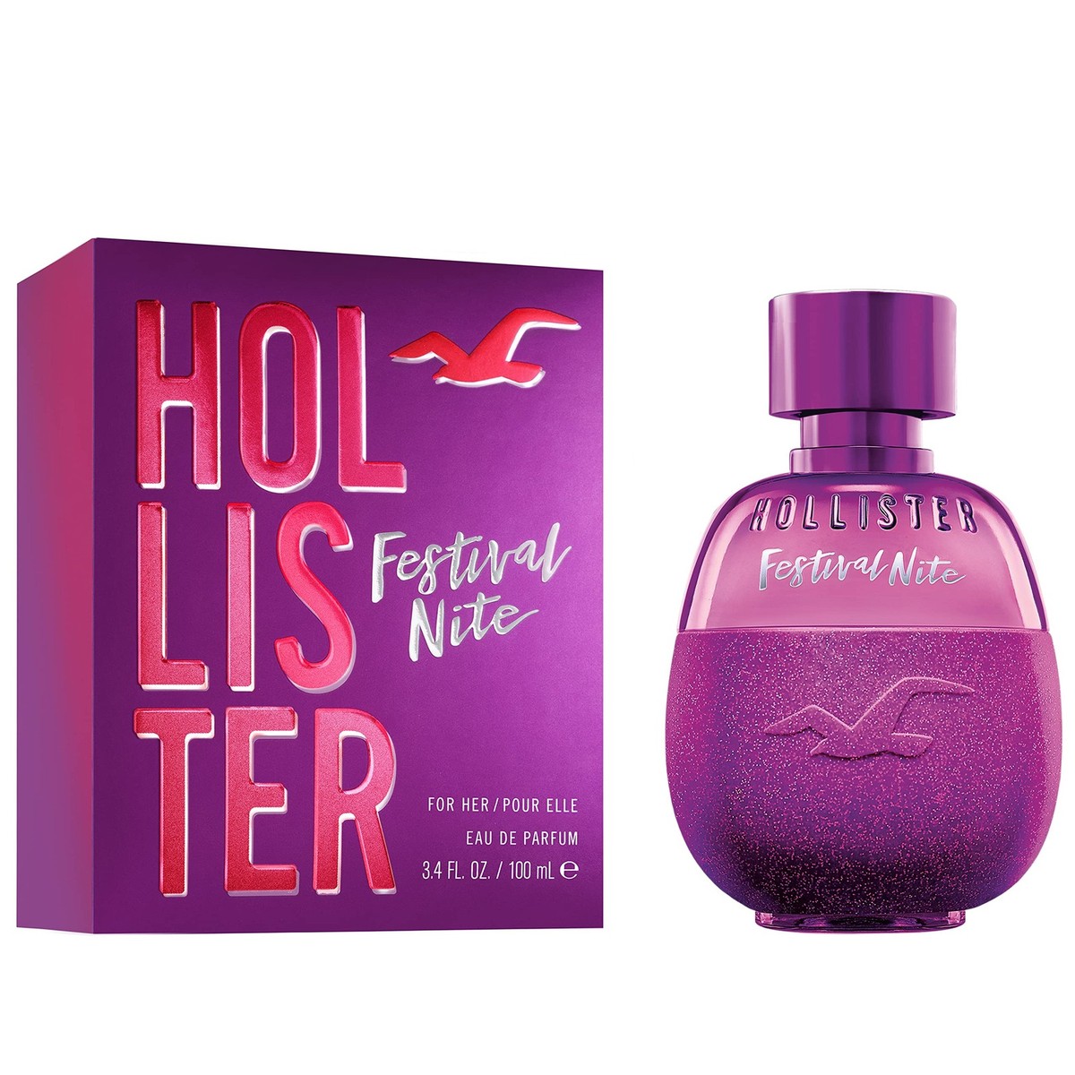 Hollister Floral Fragrance 3.4 Fl Oz Long Lasting Coconut Freesia