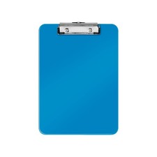 Leitz 39710036 A4 Clipboard, Rigid Plastic, WOW Range, Metallic Blue Blue Pack o