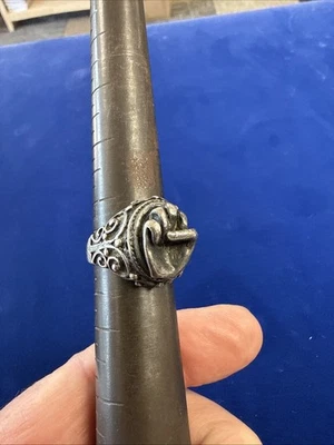 925 sterling silver retro heavy biker Power Fist - Image 1 of 4