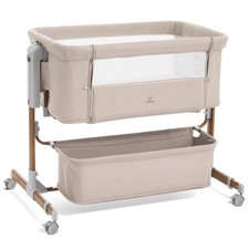 3-in-1 Baby Bassinet, Bedside Sleeper Rocking Bassinet for Newborn 6-Leve...