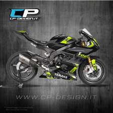 Kit Grafiche compatibili Yamaha R6 2019-2025 per carene RACING Graphics stickers