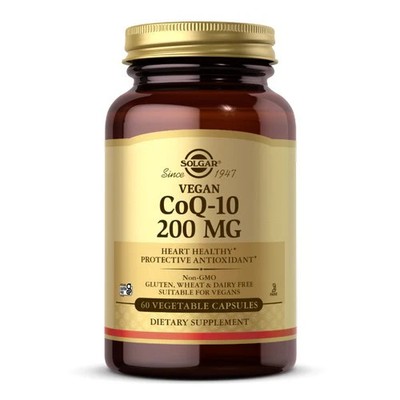 Vegetarian CoQ-10 60 Veg Caps 200 Mg by Solgar