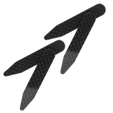 2 Pairs Men Suit Accessory Dress Shirt Collar Inserts Supports Accessories