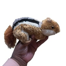 2021 Aurora Mini Flopsie Chipmunk plush toy Animal Brown Woodland 11  