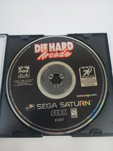 Die Hard Arcade Sega Saturn 1997 Disc Only Tested Working