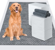 60Pcs Charcoal Puppy Pads - Extra Large 24" X 36" Carbon Odor Control, 6-Layer L