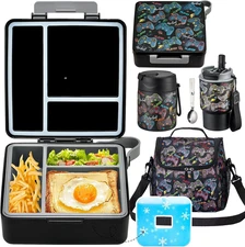 Lunch Box Set with Bento Box Container, 17OZ Stainless Steel Food Soup Thermo, K