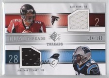 2009 SP Threads Dual Threads 184/199 Matt Ryan Jonathan Stewart #T2-RS 2d8