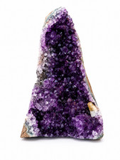 Duży 1,94 kg Urugwaj Ametyst Geode Druze Głęboki fioletowy Gromada kryształów 19cm