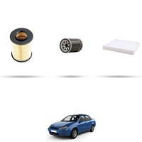 Hoffcar Wartungsset - 3 Filter FüR Ford Focus II 1.8 16V Flexifuel 92KW Ab 20