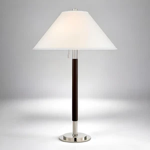 Nouvelle lampe de table moderne Ralph Lauren ou lampe de bureau en cuir 30"