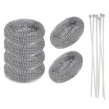 6 Pcs Metallic Washing Machine Drain Lint Traps Catchers