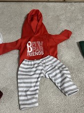77kids Baby Newborn 2pc Outfit Set Hooded Zip Hoodie & Striped Trousers