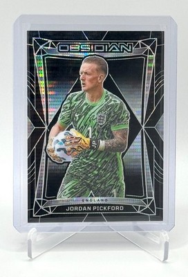 JORDAN PICKFORD 2024-25 Obsidian #85 WHITE PULSAR /11 SSP England Rewards