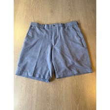 Callaway Mens Golf Shorts Size 34 Blue Heather Performance Stretch Flat Front