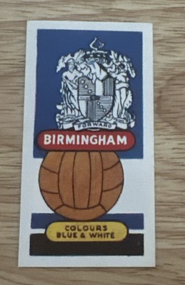 1958 Birmingham City Football Clubs and Badges Lamberts of Norwich Tea Back #5