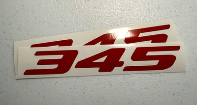 Basic 345 Decal Set Fits  Hemi 5.7 SRT Durango Charger Challenger RAM