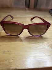 Balmain Red Burgundy Sunglasses Wide Fit