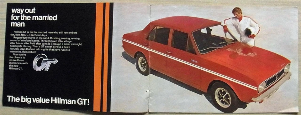 HILLMAN GT Car Sales Brochure 1970 #2578/H/2/119/50 - Image 2 of 4