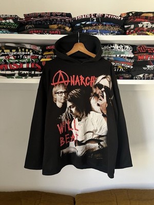 Nirvana - 2002 Memorial Anarchy Nirvana Bootleg Merchandising Hoodie