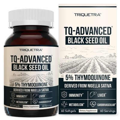 Black Seed Oil Softgels | 5% Thymoquinone  TQAdvanced  | High Potency  500 mg...