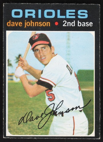Dave Johnson #595 1971 O Pee Chee card