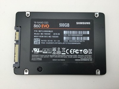 Samsung 860 EVO 500GB MZ-76E500 SATA III 2.5'' V-NAND Solid State Drive Tested