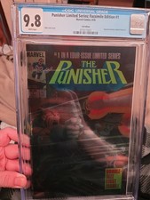 Punisher Limited Series #1 Facsimile Edition Foil Variant CGC 9.8 White Pages