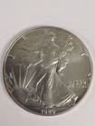 US 1989 WALKING LIBERTY AMERICAN EAGLE .999 FINE SILVER DOLLAR COIN 1oz. Unc.