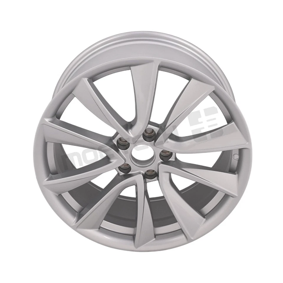 Llanta deportiva plateada para Tesla Model 3 2017-2023 19"x 8,5" 104422400A Foto 4 de 4