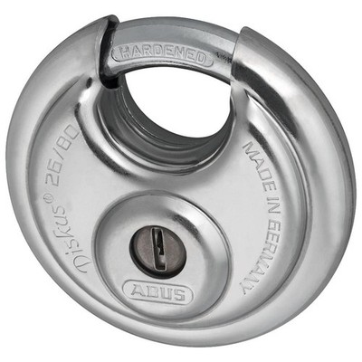 ABUS 26 Series Solid Lock Body Diskus Diskus Vorhängeschloss - 81mm KD 26/80 Boxed