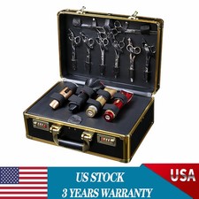 Suitcase Storage Box Barber Carrying Case Clipper Trimmer Organize Password Lock