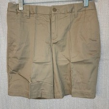 Lands' End NWOT girls' khaki shorts size 14