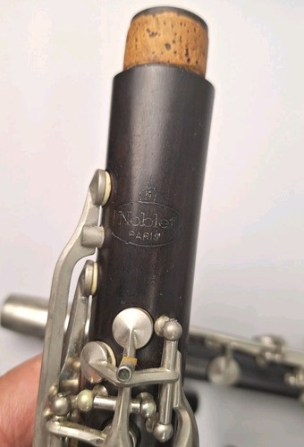 Vintage Noblet Paris Wooden Clarinet w/Deluxe Case # 83135 - Picture 14 of 24