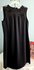 Calvin Klein Women's M Dress Pullover Black Lace Sleeveless