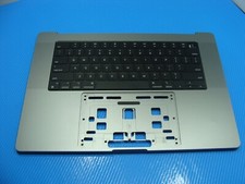 MacBook Pro A2485 2021 MK1E3LL/A 16" Top Case Palmrest NO Battery Space Gray