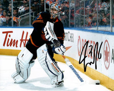 Edmonton Oilers Jack Campbell Signed Autographed 8x10 NHL Photo COA #2