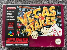 ebay® Auktion 133894091057 | Vegas Stakes SNES. UK PAL VEGAS STAKES für Super Nintendo komplett, verpackt, selten Thumbnail of ebay® auction 133894091057 | Vegas Stakes SNES. UK PAL VEGAS STAKES für Super Nintendo komplett, verpackt, selten